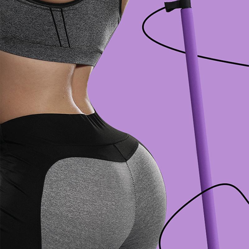 Compact Home Pilates Exercise Bar Kit