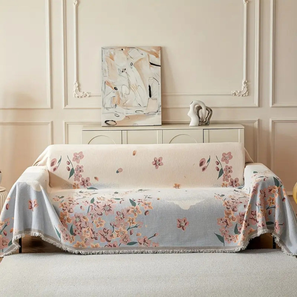 Beautiful Flower Pattern Sofa Slipcover - Luxicro
