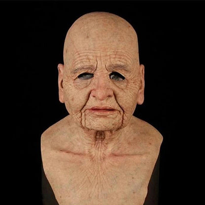 Authentic Rubber Costume Mask for Halloween Disguise