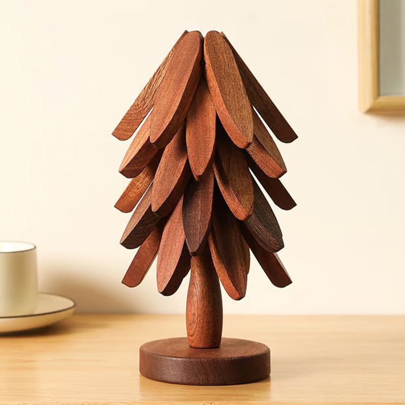 Durable Wooden Table Placemats and Coasters