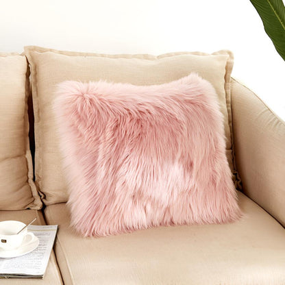 Plush Sofa Pillow Covers