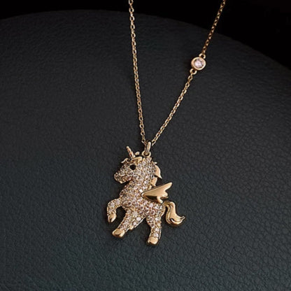 Beautiful Unicorn Pendant Necklace