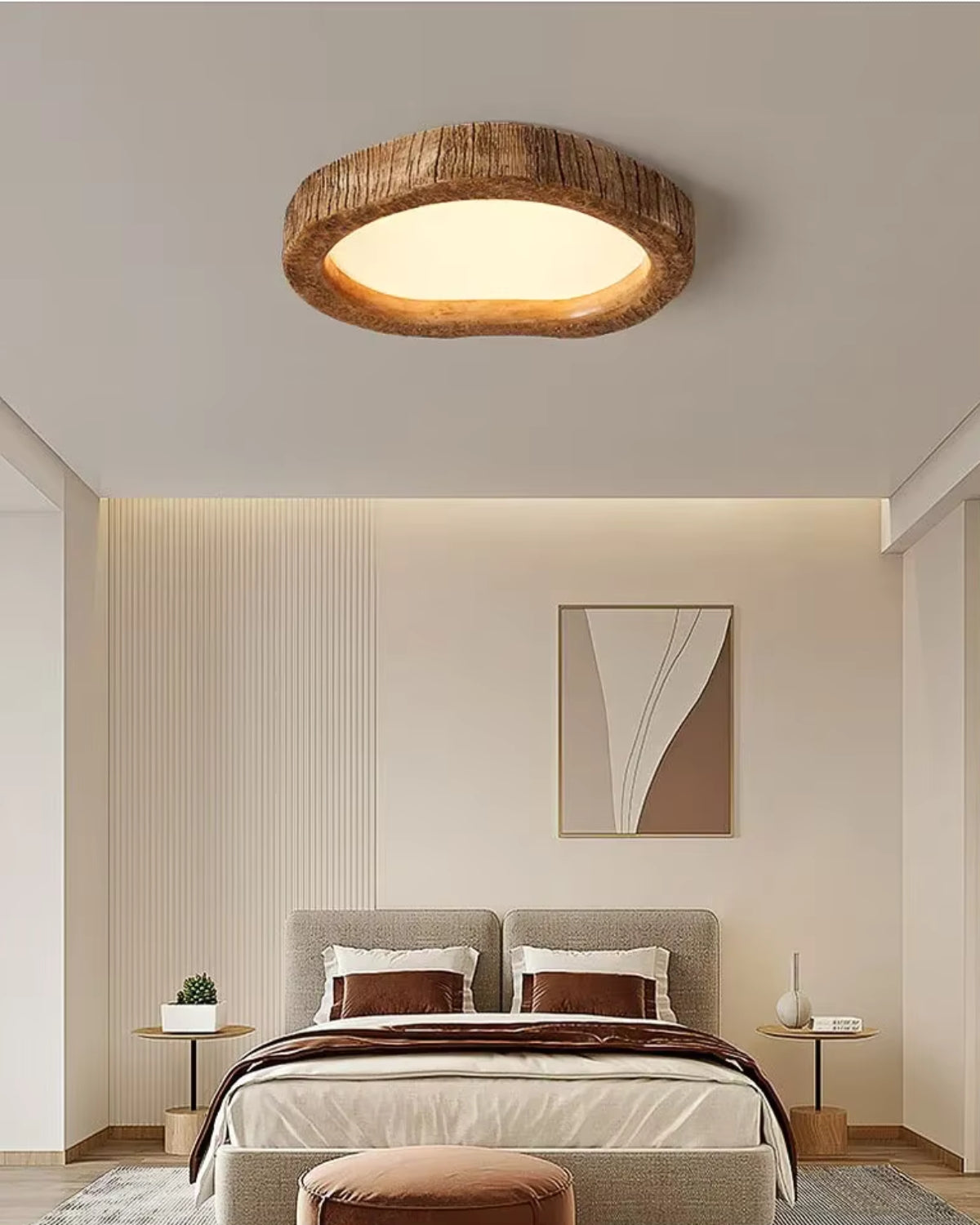 Vintage Wood Pendant Light Fixture - Luxicro