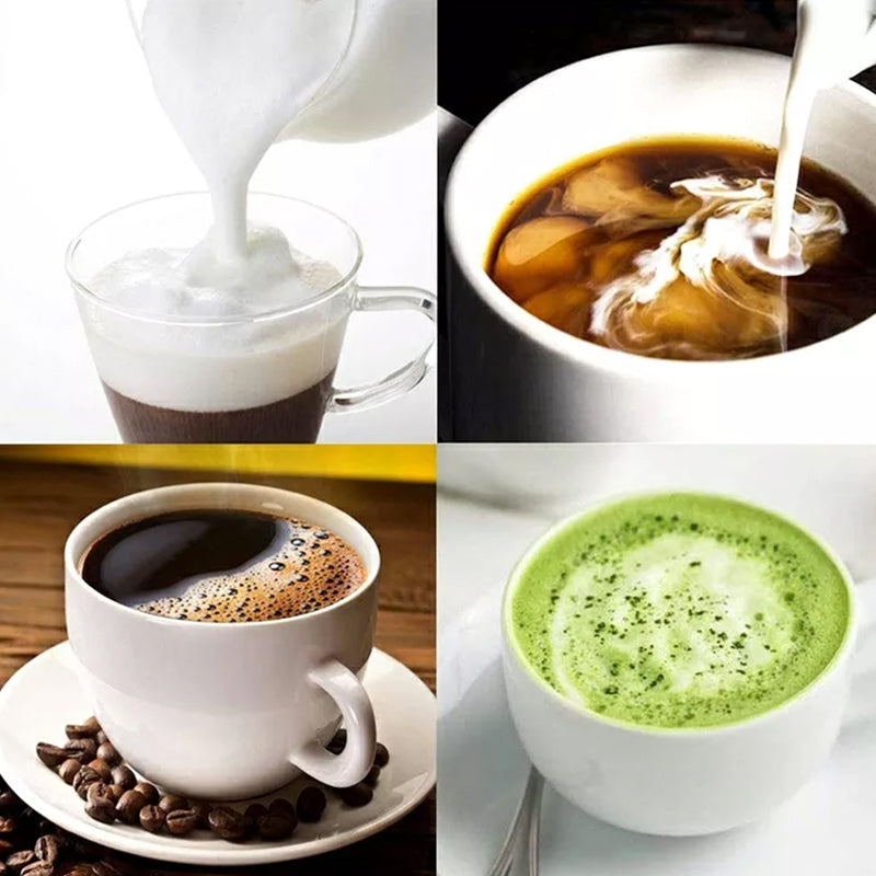 Compact Automatic Milk Frother in Stainless Steel