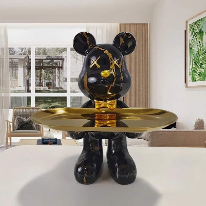 Cute Teddy Bear Food Serving Platter - Luxicro