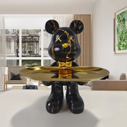 Cute Teddy Bear Food Serving Platter - Luxicro
