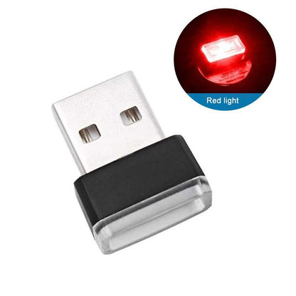 Compact Car USB Ambient Interior Light Lamp