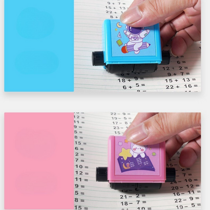 Fun Math Stamp Roller for Kids Learning