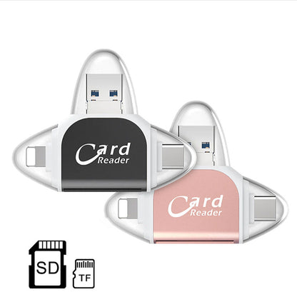 4-in-1 USB Multi Card Reader Adapter