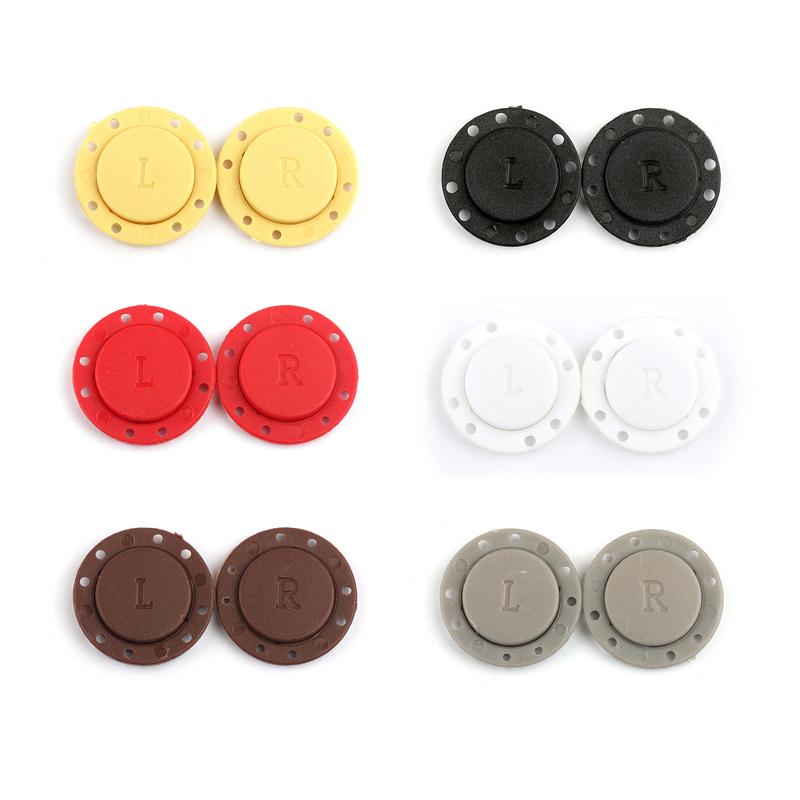 Premium Clear Magnetic Snap Fasteners 5 Pack