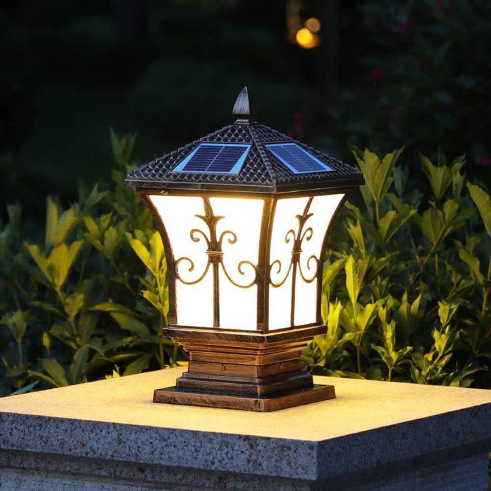 Bright Outdoor LED Post Lamp for Yard and Pathway - Luxicro