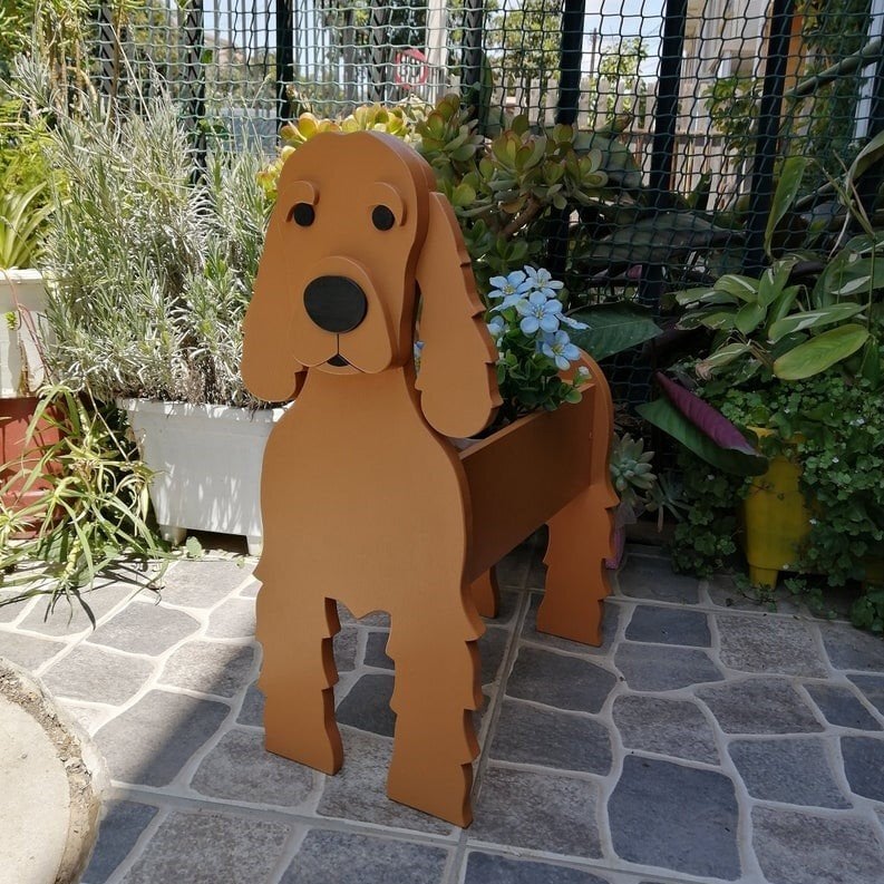 Cute Dog Ceramic Pot - Luxicro