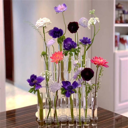 Decorative Glass Floral Vase Set
