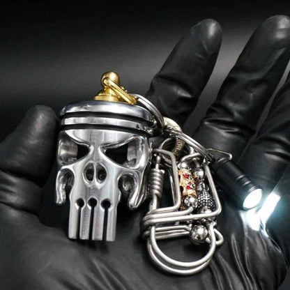 Cool 3D Skull Keychain