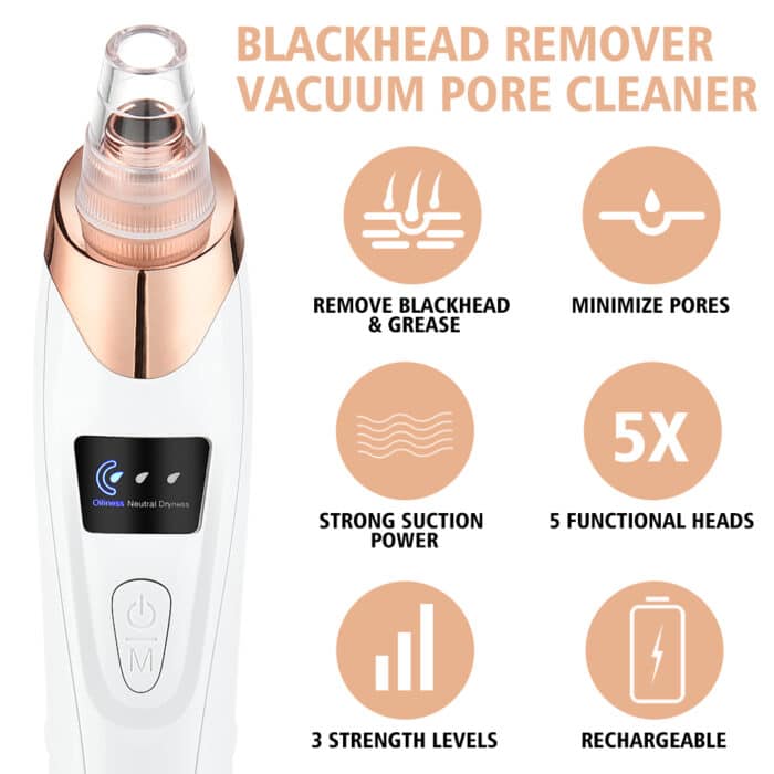 Easy Blackhead Cleaner Facial Vacuum Tool