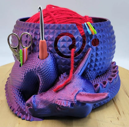 Large Fantasy Dragon Fibre Basket