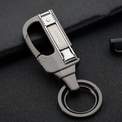 Practical 2-in-1 Keychain with Nail Clipper