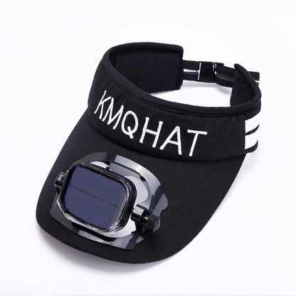 Breathable Mesh Athletic Baseball Cap with Cooling Fan - Luxicro