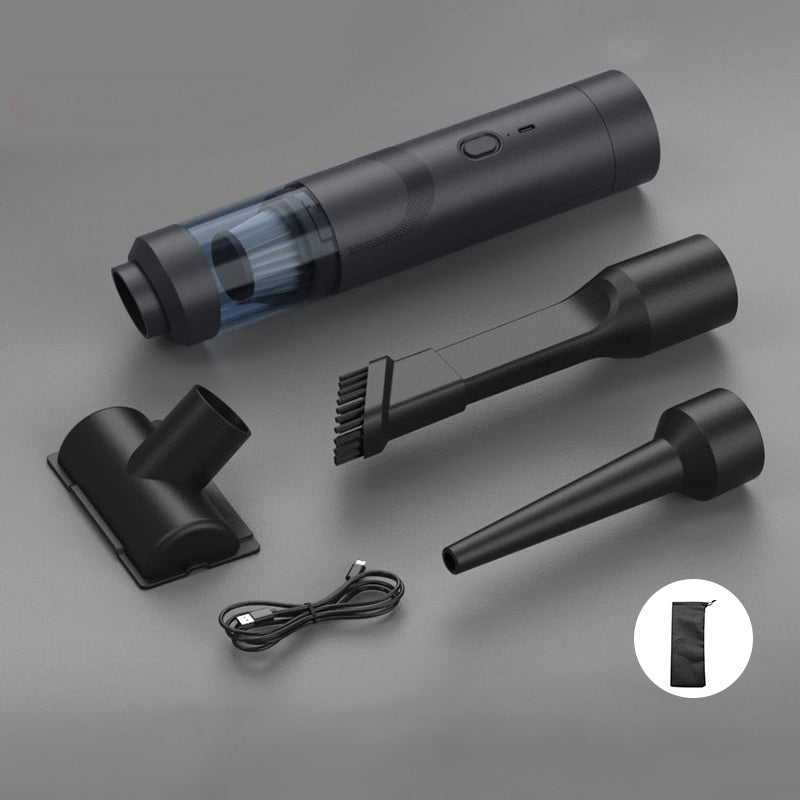 Compact Car Vacuum Cleaner Cordless Lightweight Design - Luxicro