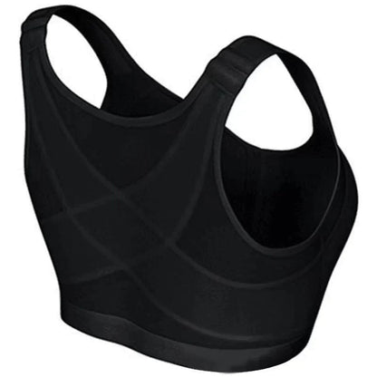 Supportive Athletic Bra with Customizable Straps
