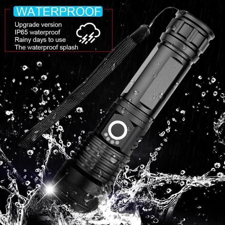 Bright 90000 Lumens LED Flashlight for Outdoor Use