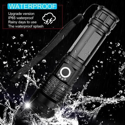 Bright 90000 Lumens LED Flashlight for Outdoor Use