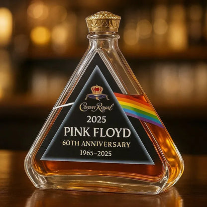 Limited Edition Pink Floyd Wine Decanter Glass Bottle - Luxicro
