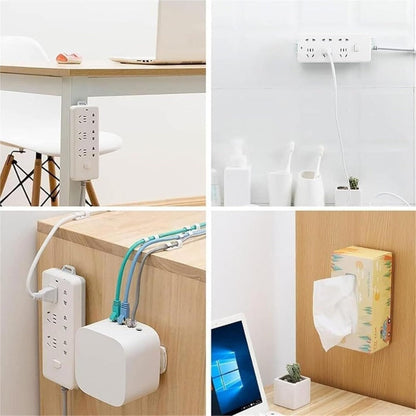 Simple Mount Cord Organizer with Adjustable Slide Rail