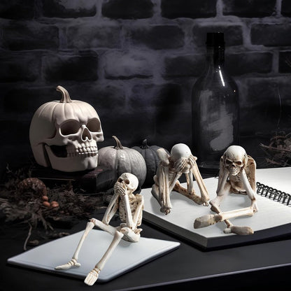 Creepy Decorative Skull Figurines