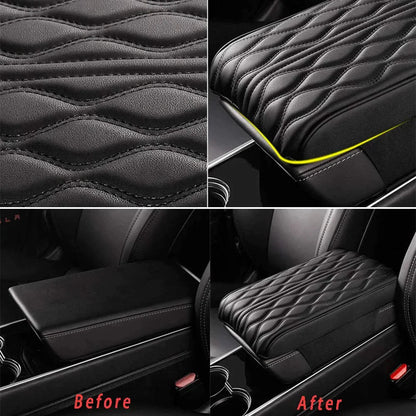 Premium Leather Armrest Pillow