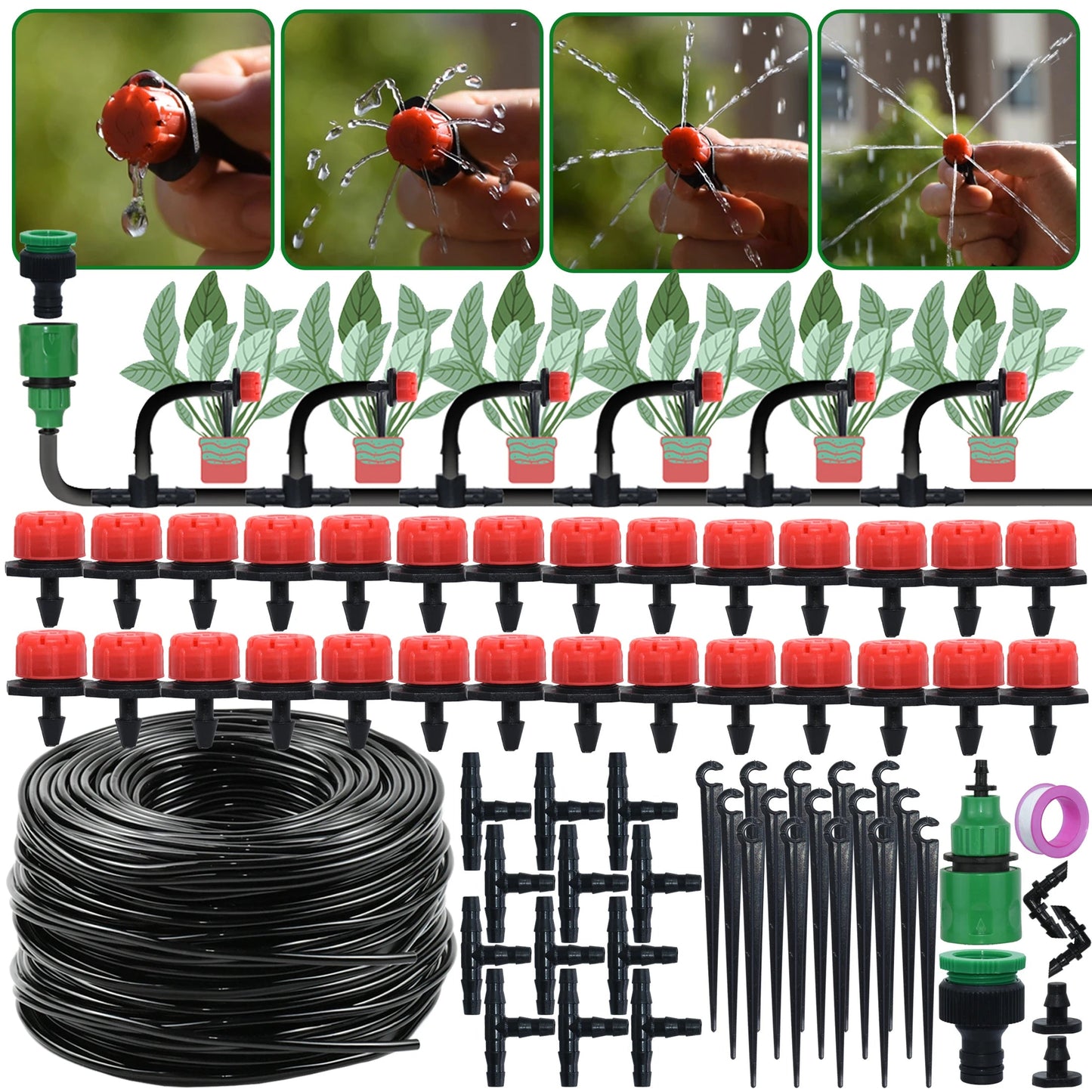Easy Home Watering System Drip Irrigation Kit
