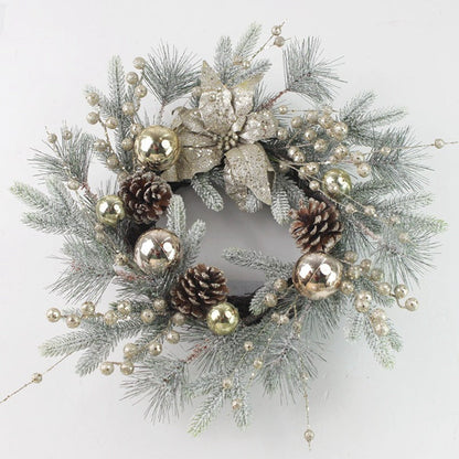 Traditional Christmas Wreath and Garland Set