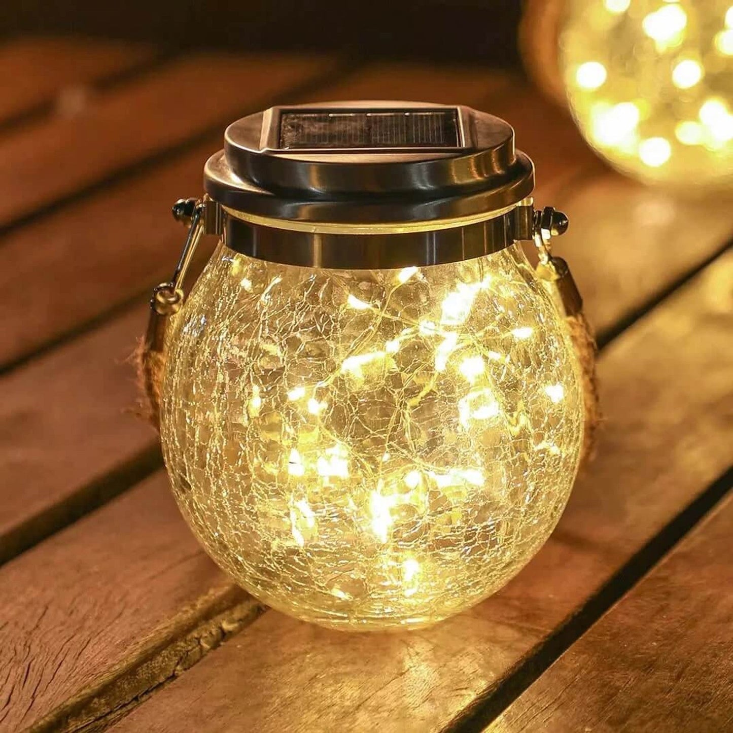 Bright Solar Powered Garden Lamp
