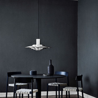 Sleek Metal Hanging Light Fixture