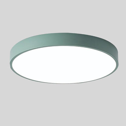 Rustic Wood Round Pendant Ceiling Light