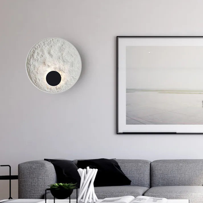 Round Glass Globe Wall Light