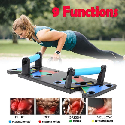 Home Gym Adjustable 9-in-1 Workout Station - Luxicro