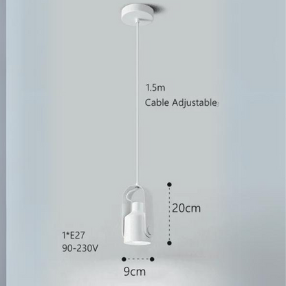 Modern Pendant Light with Flexible Arm