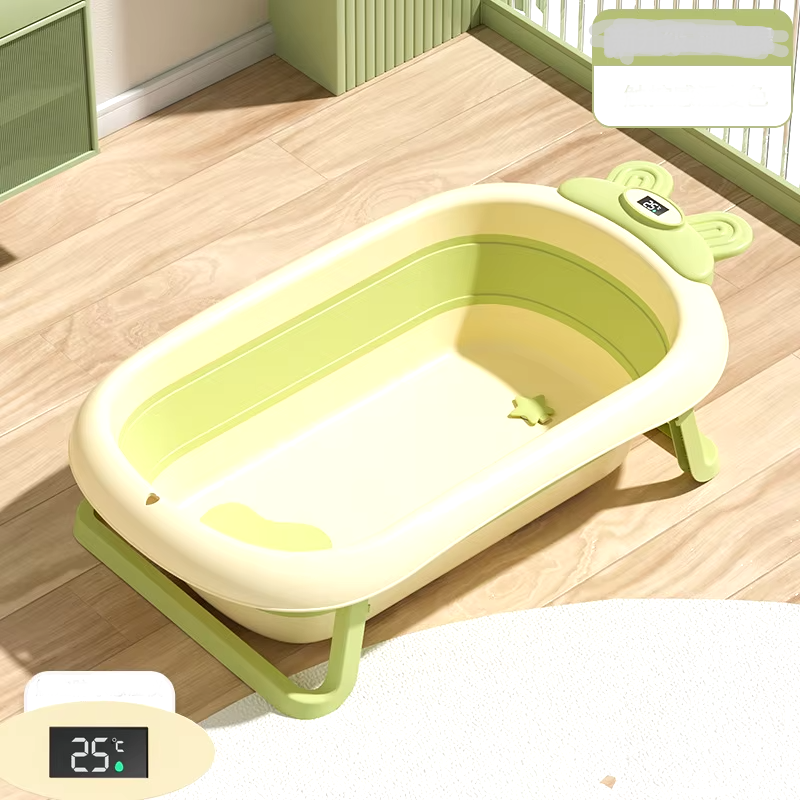 Compact Baby Bathtub with Digital Temperature Control - Luxicro