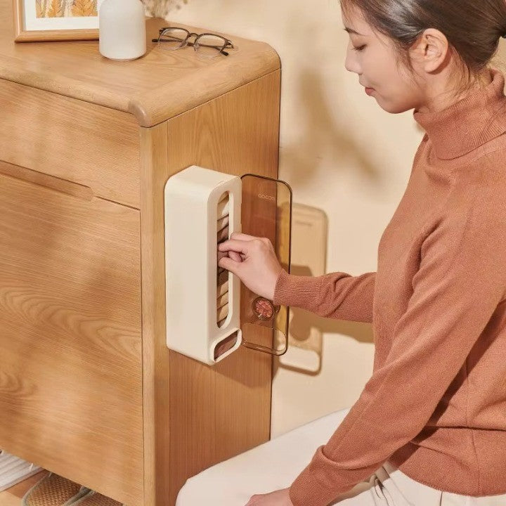 Space-Saving Sock Holder Wall Storage Container