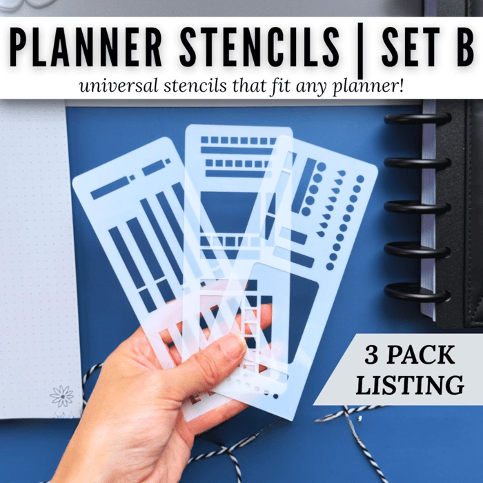 Customizable Daily Planner Sticker Kit