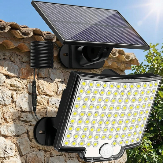 Bright Solar Powered Motion Security Light - Luxicro