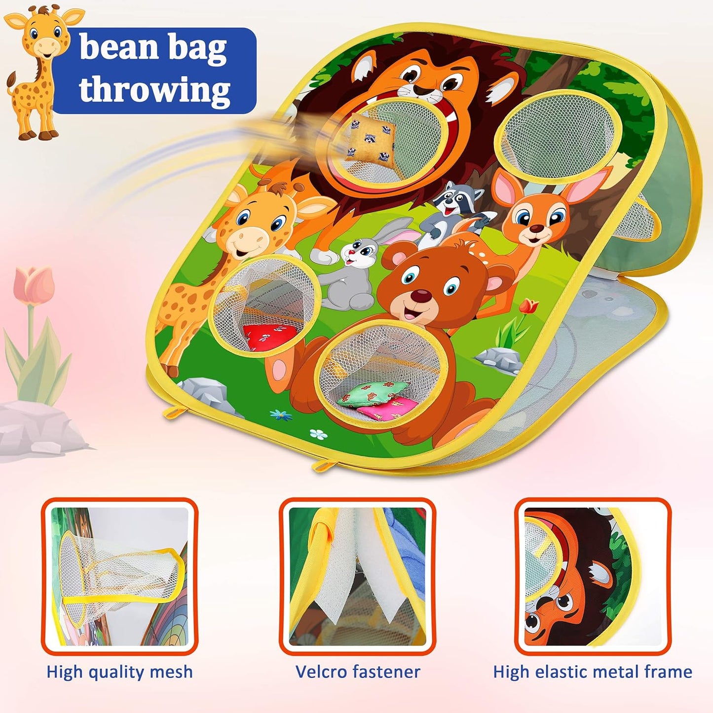 Colorful Yard Bean Bag Throw Game