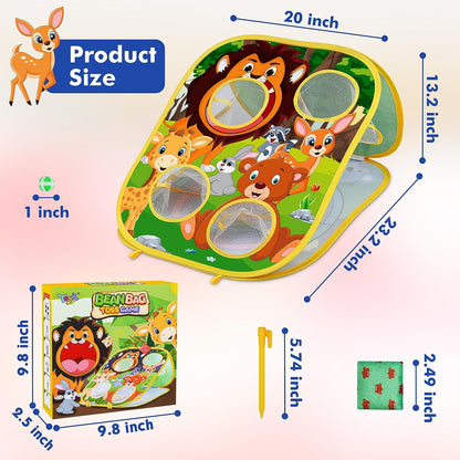 Colorful Yard Bean Bag Throw Game