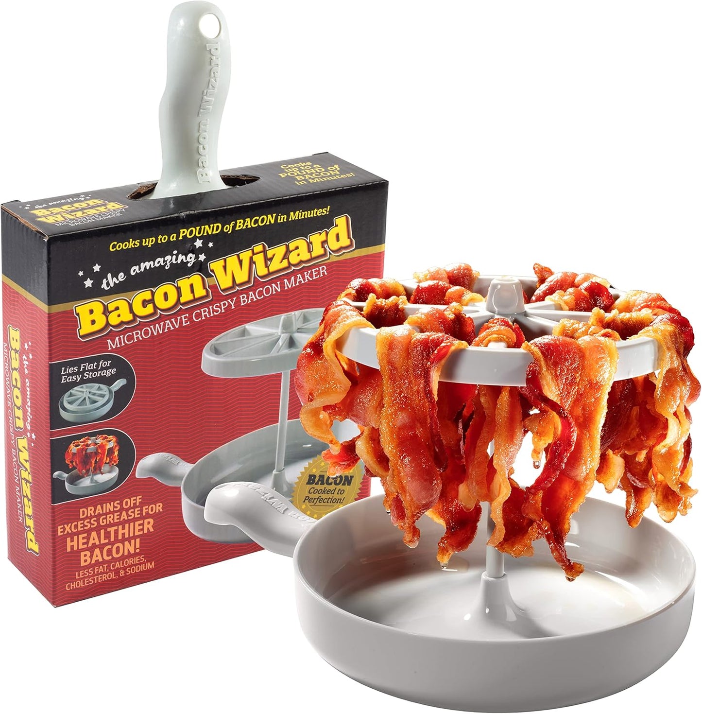 Quick Microwave Bacon Cooking Dish - Luxicro