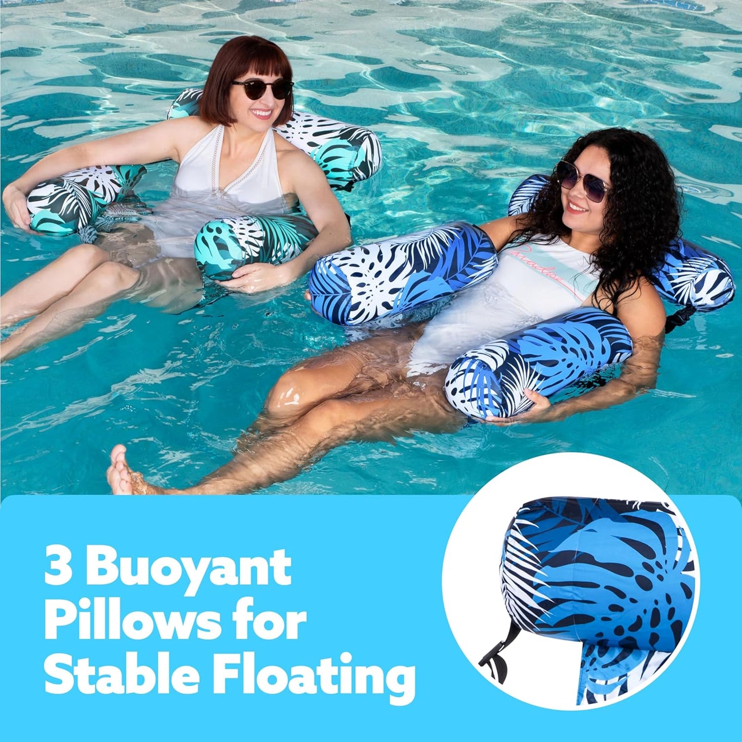 Colorful Pool Party Inflatable Float Seats