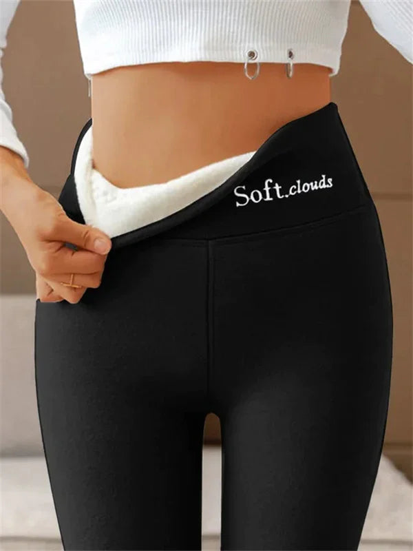 Soft Warm Fleece Lined Winter Leggings