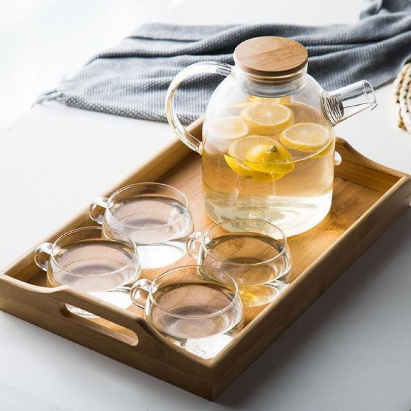 Classic Transparent Tea Pot Set