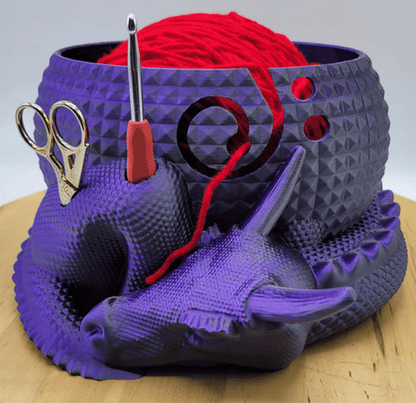 Large Fantasy Dragon Fibre Basket
