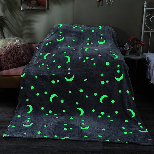 Cosy Starry Night Throw Blanket - Luxicro